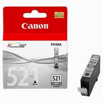 Obrazek Canon 521 2937B001 originální inkoustová kazeta, barva náplně šedá, výtěžnost cartridge 1395 stran