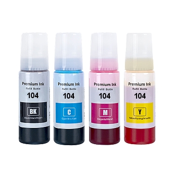 Obrazek Epson 104 105+106-MULTIPACK kompatibilní ink bottle, barva náplně azurová/purpurová/žlutá/černá