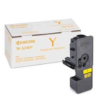 Obrazek Kyocera TK-5240 1T02R7ANL0 originální tonerová kazeta, barva náplně žlutá, výtěžnost cartridge 3000 stran
