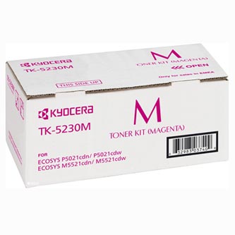 Obrazek Kyocera TK5230 1T02R9BNL0 originální tonerová kazeta, barva náplně purpurová, výtěžnost cartridge 2200 stran