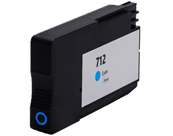 Obrazek HP 712 3ED67A kompatibilní inkoustová kazeta, barva náplně azurová, výtěžnost cartridge 800 stran
