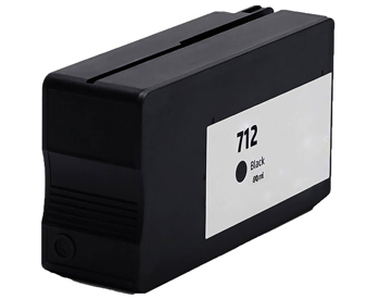 Obrazek HP 712 3ED71A kompatibilní inkoustová kazeta, barva náplně černá, výtěžnost cartridge 1000 stran