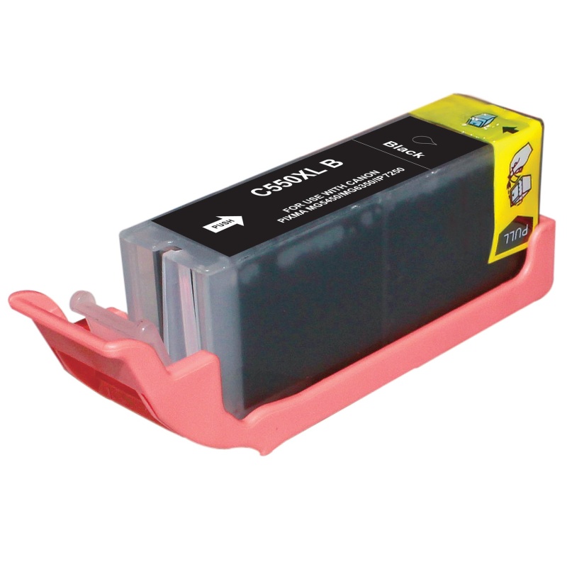 Obrazek Canon 550 (PGI-550) 6496B001 kompatibilní inkoustová kazeta, barva náplně černá pigment