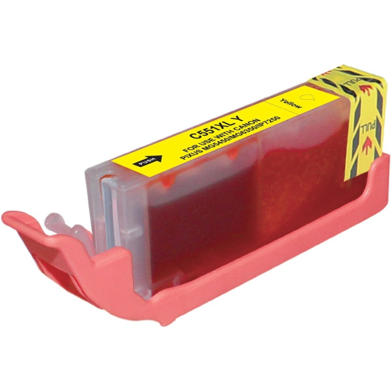 Obrazek Canon 551 (CLI-551) 6509B009 kompatibilní inkoustová kazeta, barva náplně azurová/purpurová/žlutá/černá