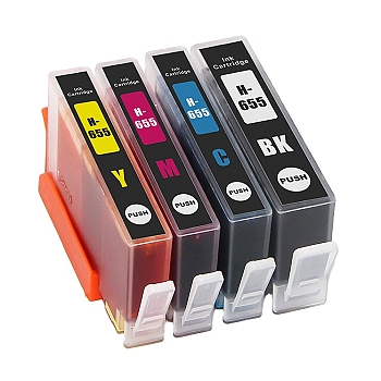 Obrazek HP 655 655-MULTIPACK kompatibilní inkoustová kazeta, barva náplně azurová/purpurová/žlutá/černá