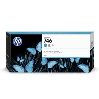 HP 746 azurová originální inkoustová kazeta (8080A)