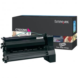Obrazek Lexmark C782X2MG originální tonerová kazeta, barva náplně purpurová, výtěžnost cartridge 15000 stran