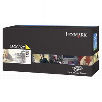 Lexmark 15G032Y originální toner, cartridge, náplň, barva