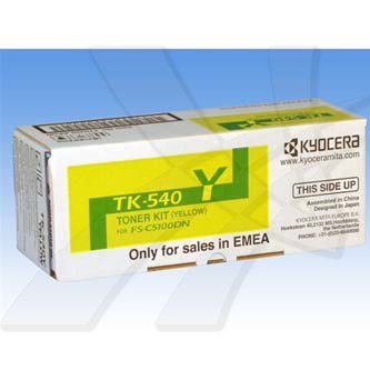 Obrazek Kyocera TK-540 0T2HLAEU originální tonerová kazeta, barva náplně žlutá, výtěžnost cartridge 4000 stran