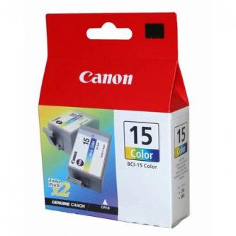 Canon 15 (BCI-15 COLOR) 8191A002 originální cartridge, toner, náplň, barva