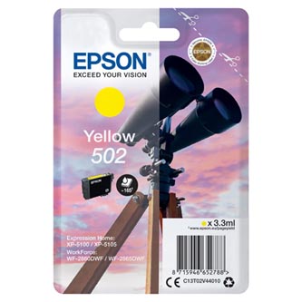 Epson 502 originální cartridge, toner, náplň, barva Série dalekohled Epson 502 originální cartridge, toner, náplň, barva Série dalekohled