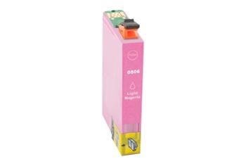Obrazek Epson T0806 C13T08064021 kompatibilní inkoustová kazeta, barva náplně purpurová foto