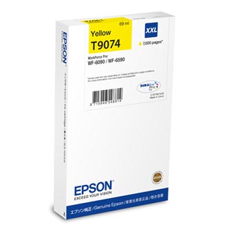 Obrazek Epson T9074 C13T907440 originální inkoustová kazeta, barva náplně žlutá