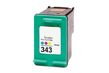 Obrazek HP 343 C8766EE kompatibilní inkoustová kazeta, barva náplně tříbarevná, výtěžnost cartridge 445 stran