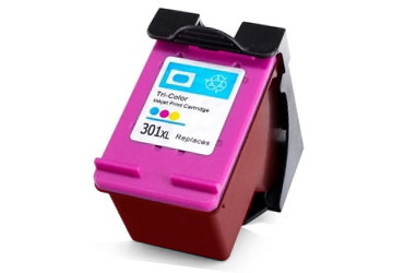 Obrazek HP 301 CH562EE kompatibilní inkoustová kazeta, barva náplně tříbarevná, výtěžnost cartridge 330 stran