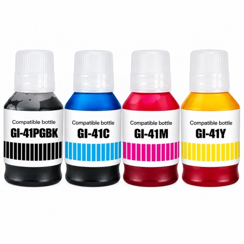 Obrazek Canon GI41 GI-41-MULTIPACK kompatibilní inkoustová kazeta, barva náplně azurová/purpurová/žlutá/černá