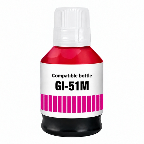 Obrazek Canon GI51 GI-51M kompatibilní ink bottle, barva náplně purpurová, výtěžnost cartridge 7700 stran