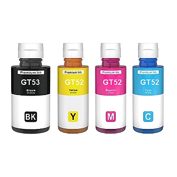 Obrazek HP GT52 GT53+GT52-MULTIPACK kompatibilní ink bottle, barva náplně azurová/purpurová/žlutá/černá