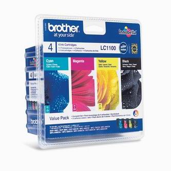 Brother LC1100 Multipack LC1100VALBP originální cartridge, toner, náplň, barva