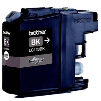 Brother LC-123BK LC123BK originální cartridge, toner, náplň, barva