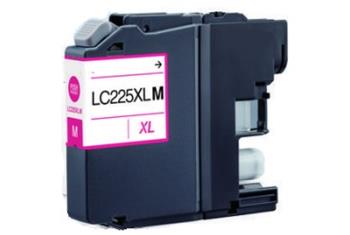 Obrazek Brother LC 225 XL LC225XLM kompatibilní inkoustová kazeta, barva náplně purpurová