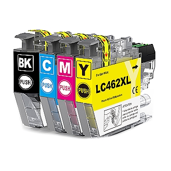 Obrazek Brother LC-462 XL LC462XL-MULTIPACK kompatibilní inkoustová kazeta, barva náplně azurová/purpurová/žlutá/černá, výtěžnost cartridge 5000 stran