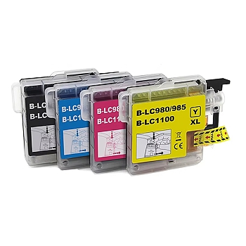 Obrazek Brother LC-985 LC985-MULTIPACK kompatibilní ink bottle, barva náplně azurová/purpurová/žlutá/černá