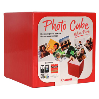 Obrazek Canon originální ink PG-560/CL-561 photo cube value pack, 3713C007, Canon Pixma