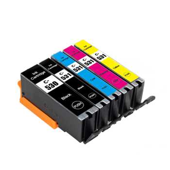 Obrazek Canon 571 XL PGI570XL+CLI571XLCMYK kompatibilní inkoustová kazeta, barva náplně azurová/purpurová/žlutá/černá