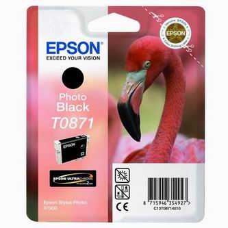 Obrazek Epson C13T08714010 originální inkoustová cartridge barva černá