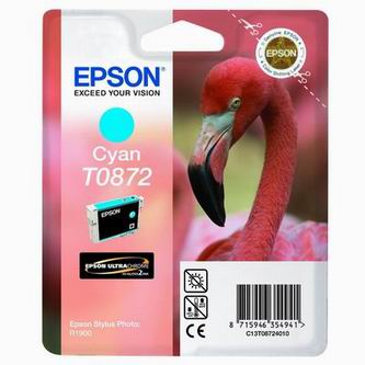 Obrazek Epson C13T08724010 originální inkoustová cartridge barva azurová