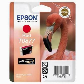 Obrazek Epson C13T08774010 originální inkoustová cartridge barva červená