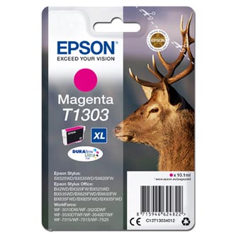 Obrazek Epson T130 C13T13034012 originální inkoustová kazeta, barva náplně purpurová, výtěžnost cartridge 765 stran