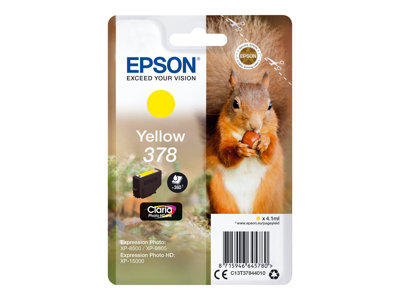 Obrazek Epson 378 C13T37844010 originální inkoustová kazeta, barva náplně černá