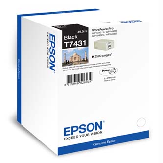 Epson T743 originální cartridge, toner, náplň, barva Epson T743 originální cartridge, toner, náplň, barva