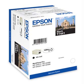 Epson T744 originální cartridge, toner, náplň, barva Epson T744 originální cartridge, toner, náplň, barva