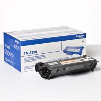 Obrazek Brother TN3390 originální tonerová kazeta, barva náplně černá, výtěžnost cartridge 12000 stran