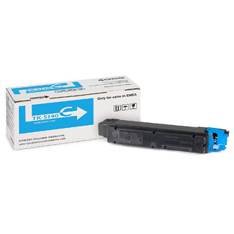 Obrazek Kyocera TK-5140 1T02NRCNL0 originální tonerová kazeta, barva náplně azurová, výtěžnost cartridge 5000 stran