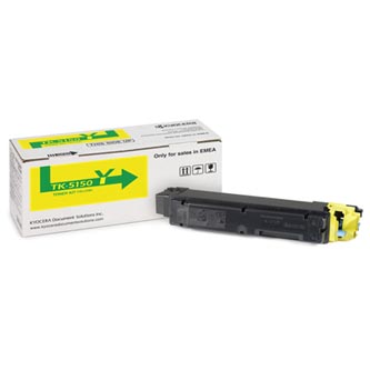 Obrazek Kyocera TK-5150 1T02NSANL0 originální tonerová kazeta, barva náplně žlutá, výtěžnost cartridge 10000 stran