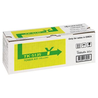 Obrazek Kyocera TK-5135 1T02PAANL0 originální tonerová kazeta, barva náplně žlutá, výtěžnost cartridge 5000 stran