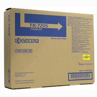 Obrazek Kyocera TK-7205 1T02NL0NL0 originální tonerová kazeta, barva náplně černá, výtěžnost cartridge 35000 stran