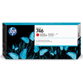 HP 746 červená originální inkoustová kazeta ()