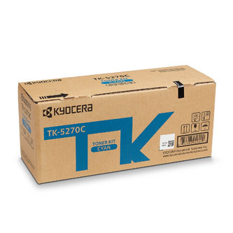Obrazek Kyocera TK-5270 1T02TVCNL0 originální tonerová kazeta, barva náplně azurová, výtěžnost cartridge 6000 stran