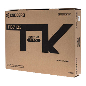Obrazek Kyocera TK-7125 1T02V70NL0 originální tonerová kazeta, barva náplně černá, výtěžnost cartridge 20000 stran