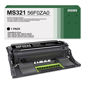 Obrazek Lexmark 56F0ZA0 válcová jednotka, barva náplně černá, výtěžnost cartridge 60000 stran