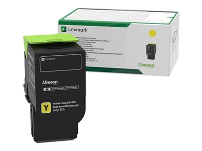 Obrazek Lexmark 78C2UY0 originální tonerová kazeta, barva náplně žlutá, výtěžnost cartridge 7000 stran
