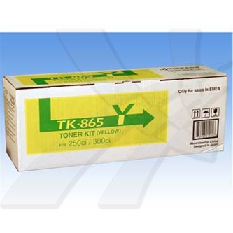 Obrazek Kyocera TK-865 1T02JZAEU0 originální tonerová kazeta, barva náplně žlutá, výtěžnost cartridge 12000 stran
