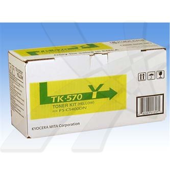 Obrazek Kyocera TK-570 1T02HGAEU0 originální tonerová kazeta, barva náplně žlutá, výtěžnost cartridge 12000 stran