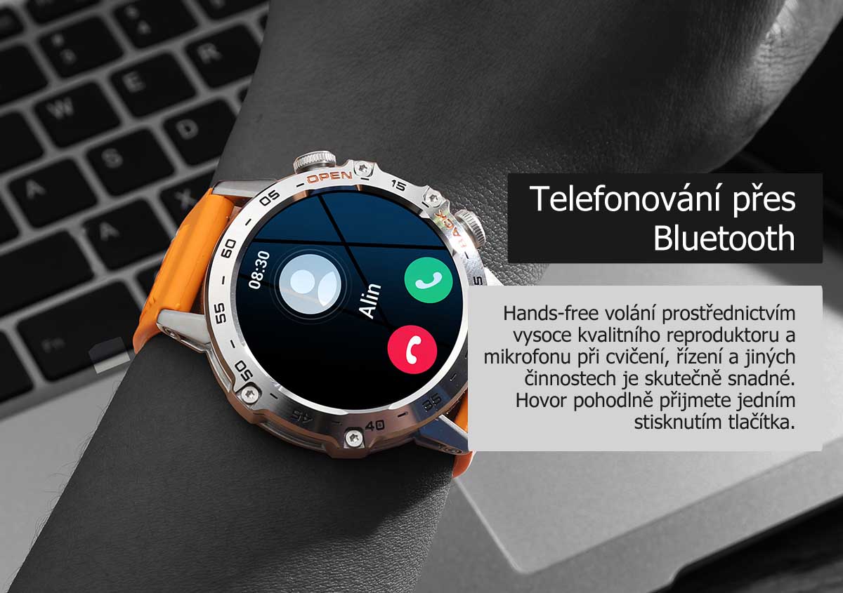 Chytré hodinky v češtině, PW-109, sportovní smart watch s krokoměrem, oxymetrem, měřením tepu, tlaku, černé s černým páskem